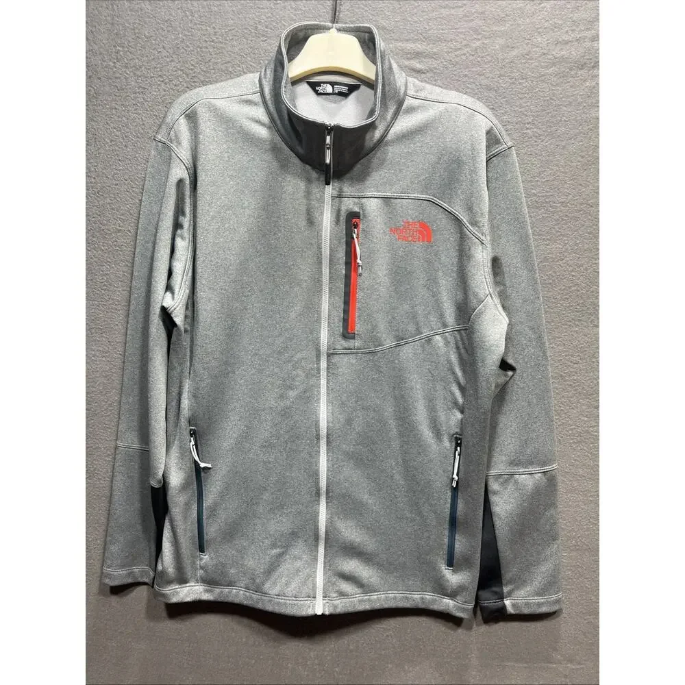 The North Face Canyonlands Sweatshirt Gray/Red Mens Size Large